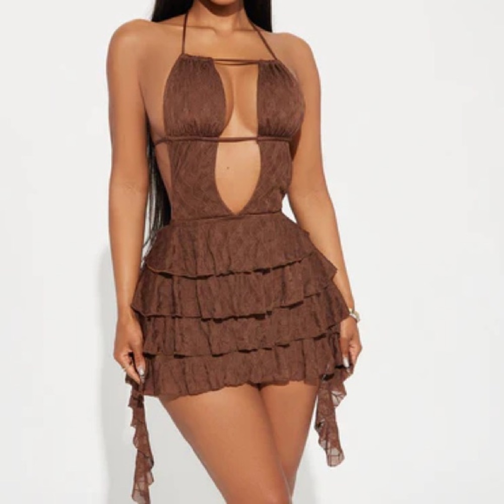 Sweet Pea Textured Micro Mini Dress